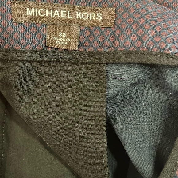 Michael Kors Men’s Patterned Shorts 38 Blue Red Geometric Print - Picture 9 of 13